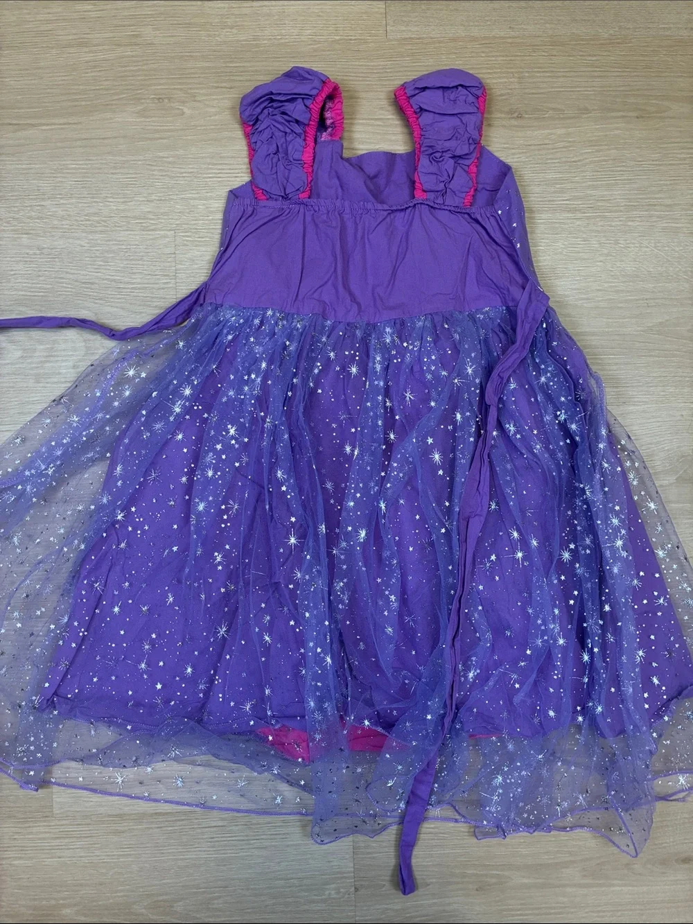 Purple and Pink Star Princess Costume Dress 3/4T